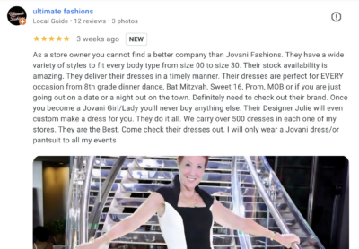 another jovani retailer reviews jovani