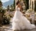 Elegant sleeveless wedding guest gown style