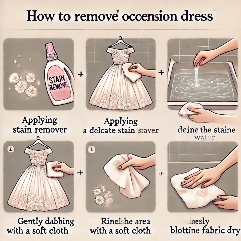 remove stains from your dress