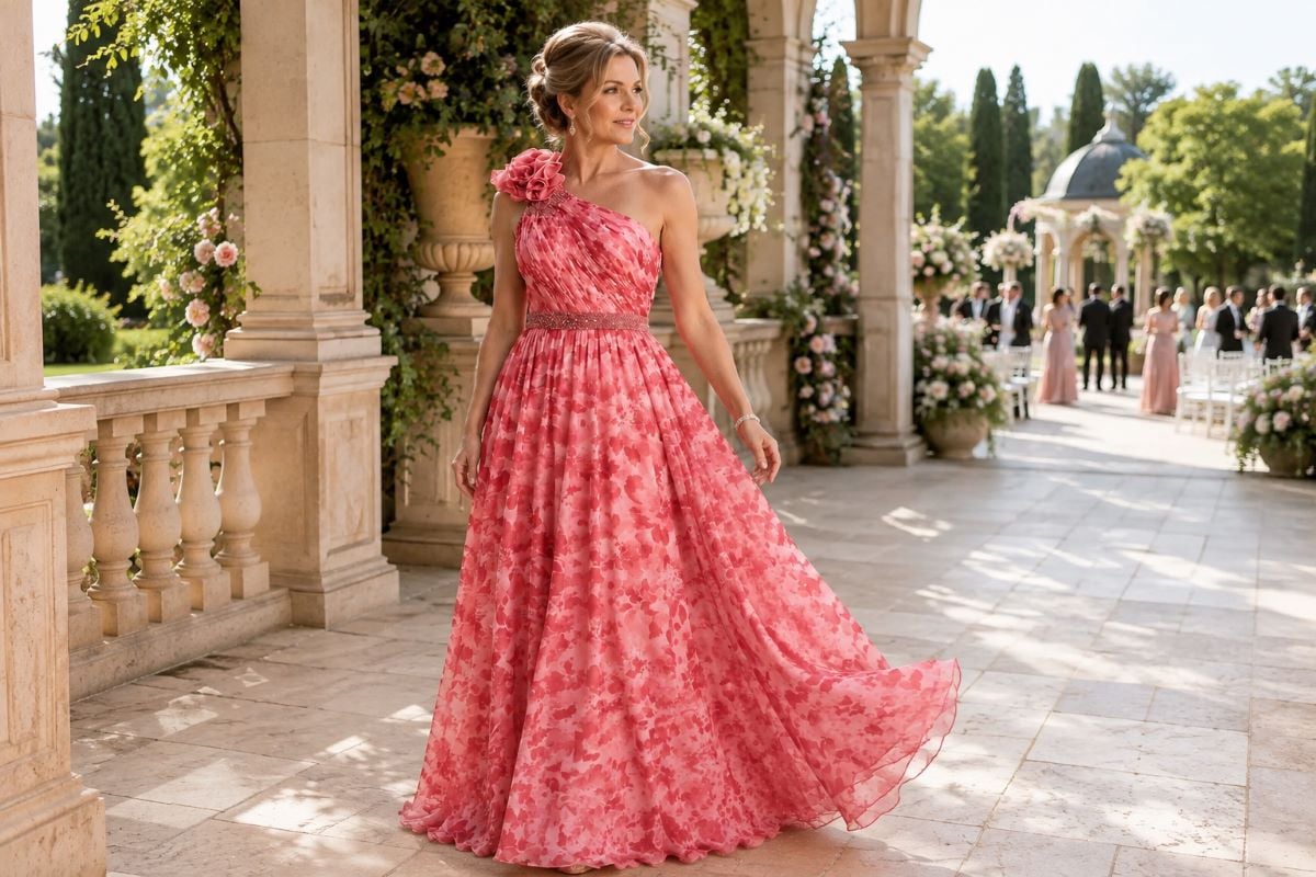 Elegant summer mother of bride gown