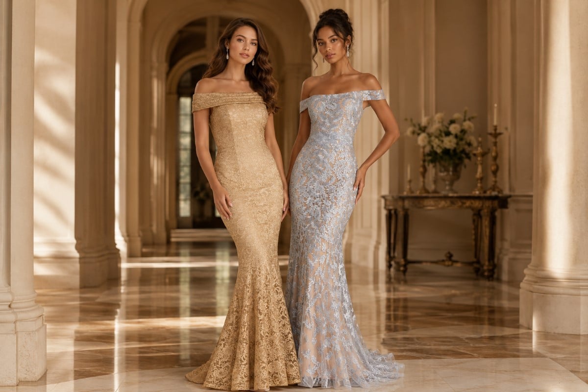 Coral floor-length A-line gown with strapless sweetheart neckline