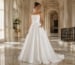 White strapless ball gown for military ball